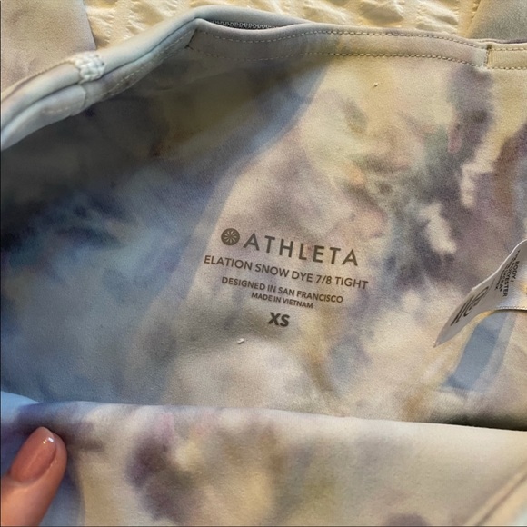 Athleta Elation Snow Dye 7/8 Tight Leggings - Picture 6 of 8